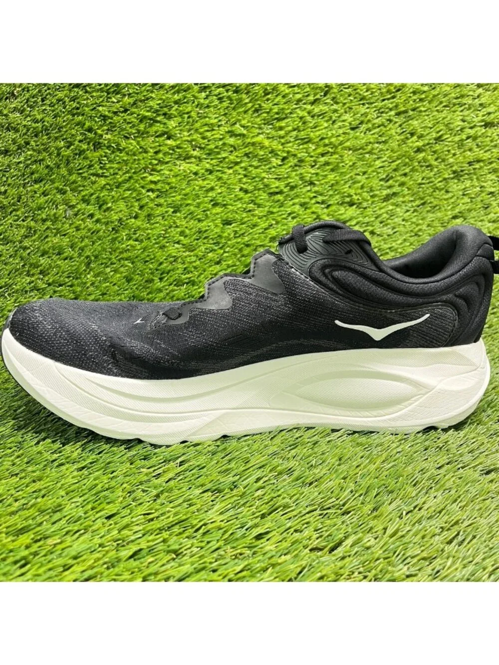 Hoka One One Gaviota 6 Mens Size 13 Black White Athletic Running Shoes Sneakers